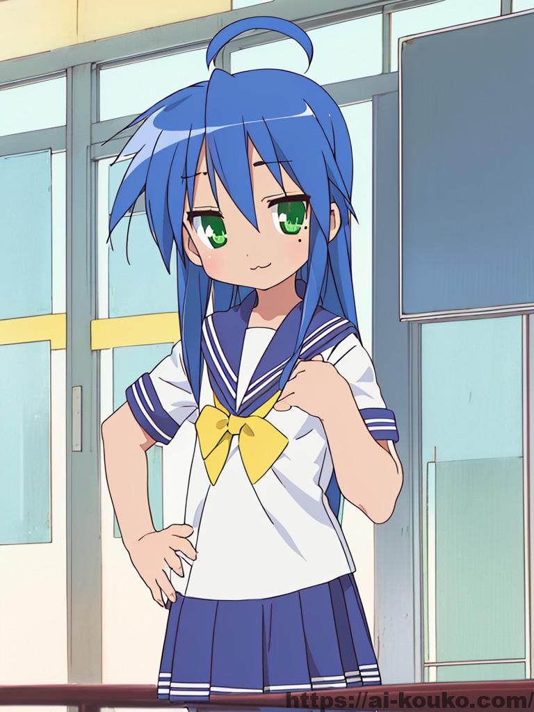 【貧乳原作再現】泉こなた・柊かがみ・柊つかさ【らき☆すた】 - AI貧乳少女