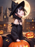 貧乳少女 - 片瀬千恵 - ハロウィン - 1