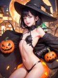 貧乳少女 - 片瀬千恵 - ハロウィン - 1