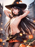 貧乳少女 - 南あきら - ハロウィン - 1