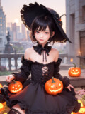 貧乳少女 - 片瀬千恵 - ハロウィン - 1
