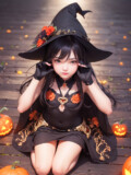 貧乳少女 - 南あきら - ハロウィン - 1