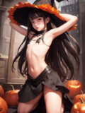 貧乳少女 - 南あきら - ハロウィン - 1